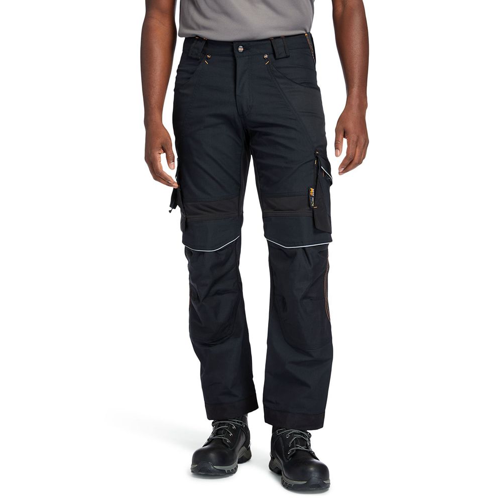 Pantalones Timberland Hombre Pro® Interax Work Negras - Chile JFK-891047